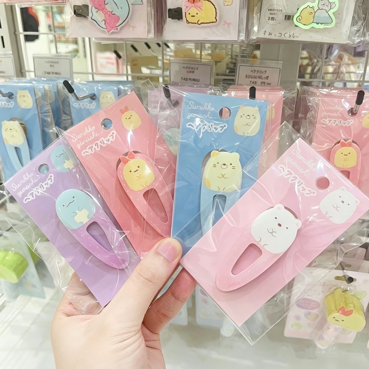 Hair Bundles - かわいい「すみっコぐらし」のサイドヘアクリップ、愛らしい前髪用バレッタ。トレンド感のある普段使いのヘアアクセサリー。親友へのプレゼントやクリスマスギフトに最適。