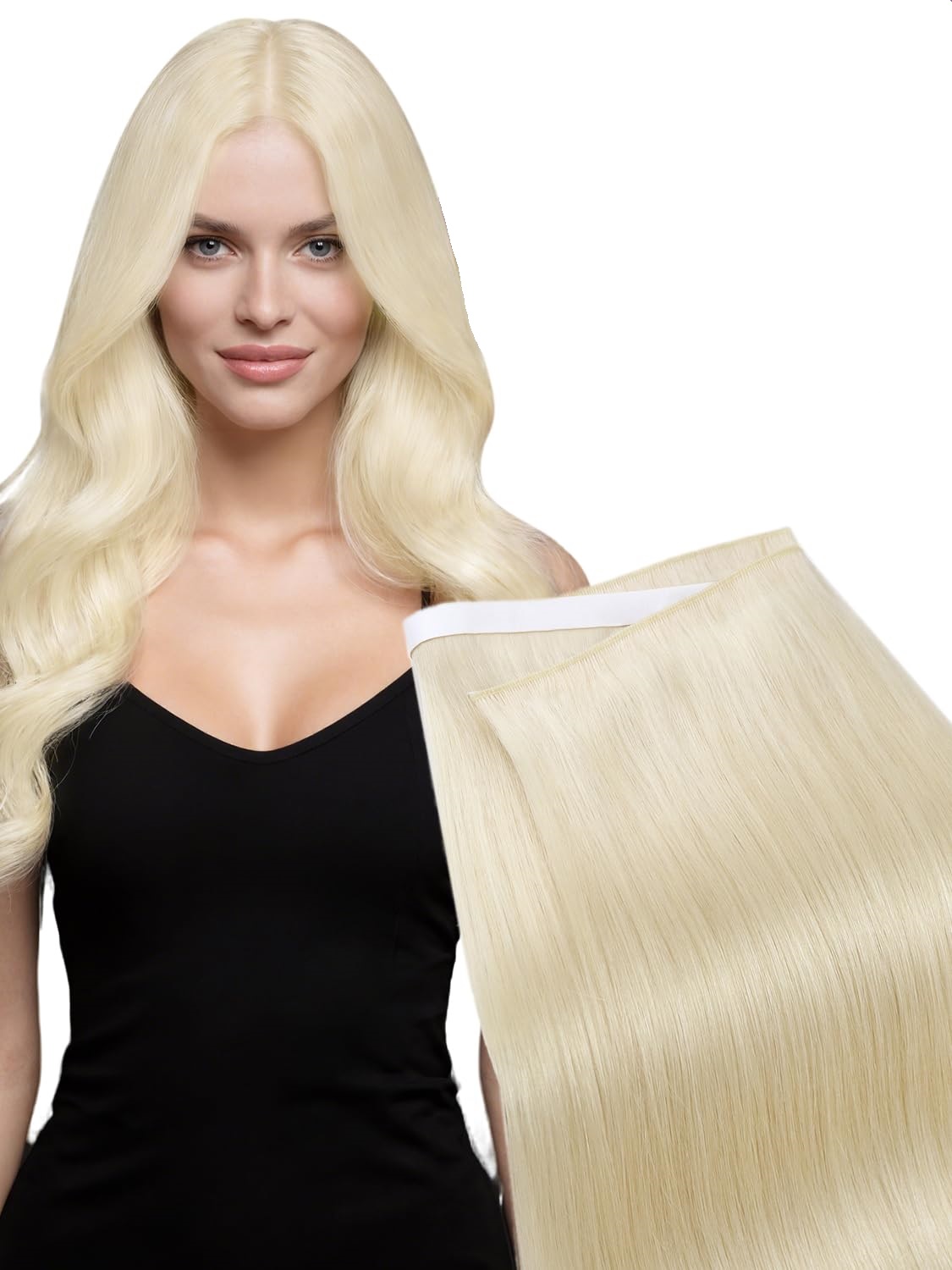 Invisible Tape In Extensions Real Hair - モアソーテープインウィフトヘアエクステンション ジーニアスウィフト 50G ワンピース ロングテープウィフト インビジブルスキンウィフト