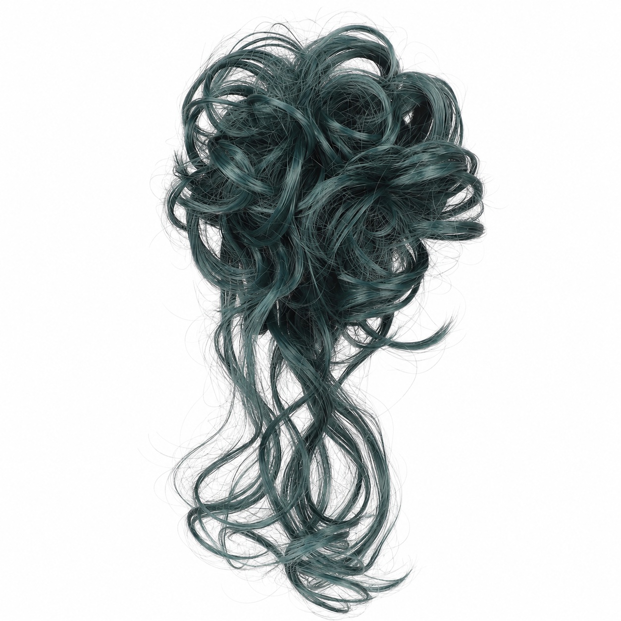 Claw Clip Messy Bun Hair Piece - カール状のアップスタイル用ヘアピース、クリップ付き、65g、長さ9.84インチ、女性や女の子向けの合成繊維製、普段使いやパーティー、結婚式など様々なシーンで使える、自然なボリューム感のあるヘアエクステンション。