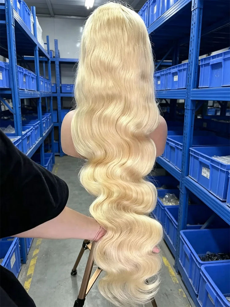 36インチ、40インチ、613（ハニーブロンド）のボディウェ - 613 Blonde Body Wave Lace Front Wig のレビューと価格