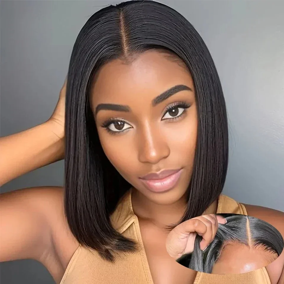2026年新作、黒人女性向けボブウィッグ、HDボブレースフロ - Glueless Wear And Go Human Hair Wig のレビューと価格
