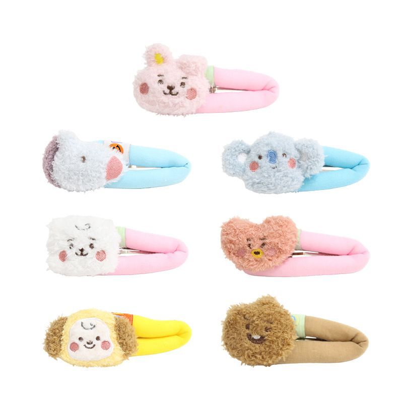 BT21のキャラクターをモチーフにした、かわいいぬいぐるみ風 - Hair Bundles のレビューと価格