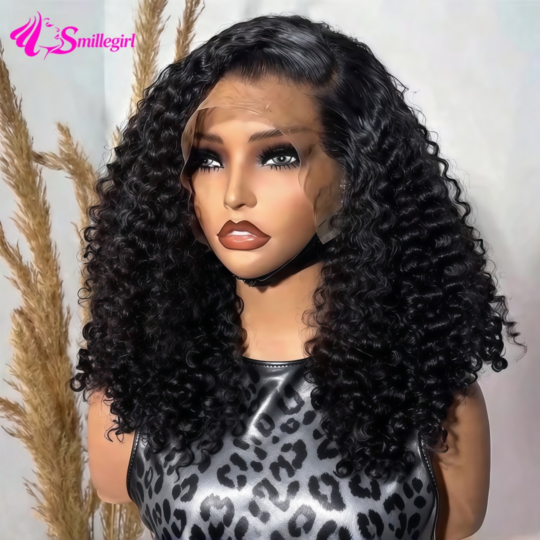 カールした短いボブスタイル、密度200%、13x6 HDレー - Pre Parted 13X4 Lace Front Bob Wig のレビューと価格