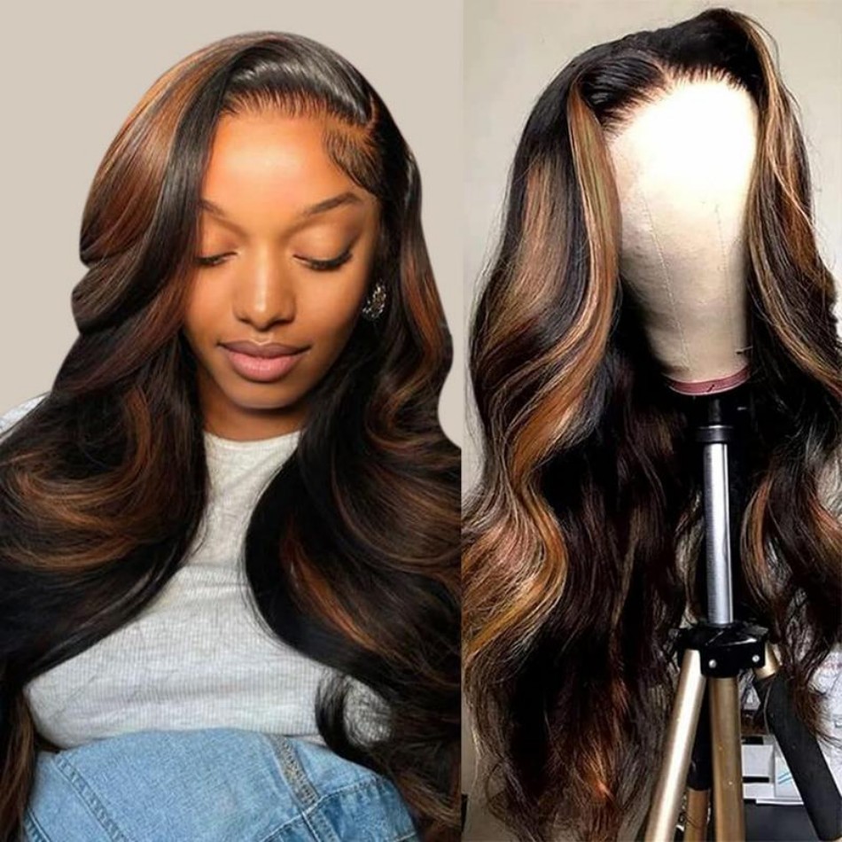 P1B30 ボディウェーブ人毛ウィッグ 13x6 HDレース - Hd Lace Frontal Wig Human Hair Pre Plucked のレビューと価格