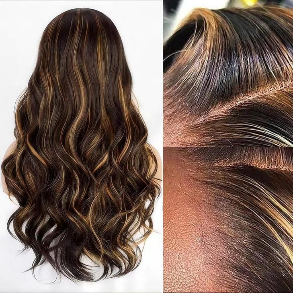P1B30 ボディウェーブ人毛ウィッグ 13x6 HDレース - Hd Lace Frontal Wig Human Hair Pre Plucked のレビューと価格