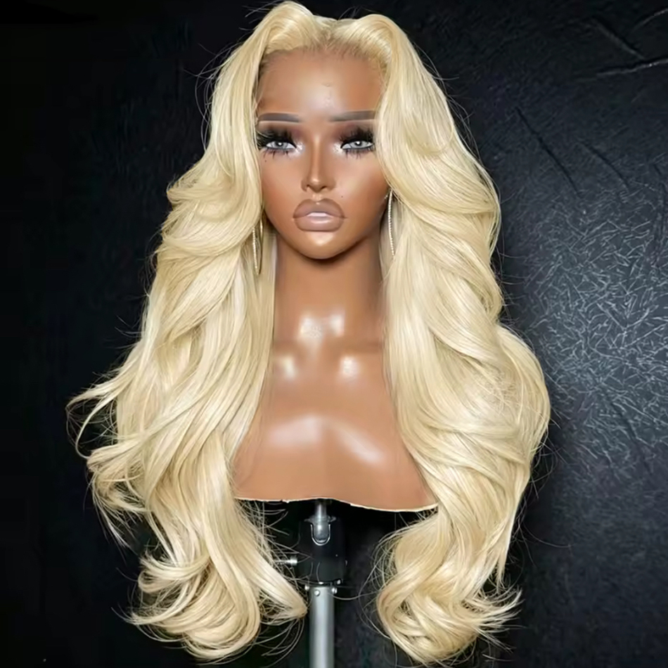613 13x6レースフロントウィッグ人毛ボディウェーブブロ - 613 Blonde Body Wave Lace Front Wig のレビューと価格