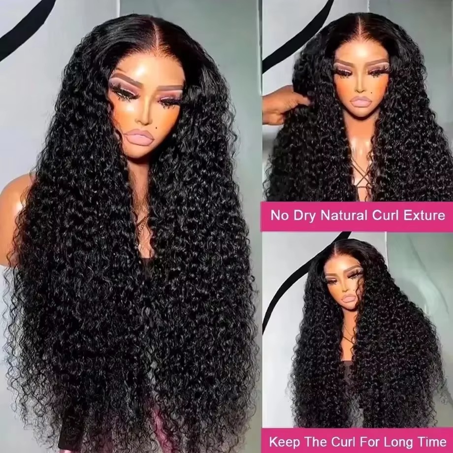 250密度ディープウェーブウィッグ 13x6 HDレースフロ - Human Hair Wigs のレビューと価格